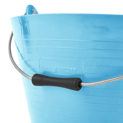 Red Gorilla Bucket Flexible Heavy Duty Polyethylene with Metal Handle ...