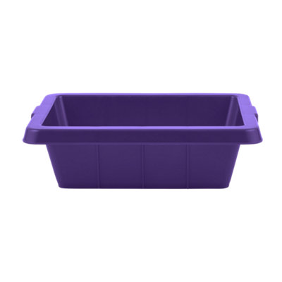 Red Gorilla Plas Mini Trough Lightweight Recycled Polymer 7 Litre, Purple