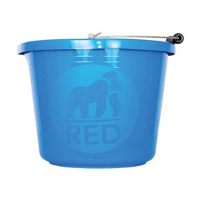 Red Gorilla PRM/BL Premium Bucket 14 litre (3 gallon) - Blue GORPRMBL