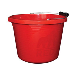Red Gorilla PRM/R Premium Bucket 14 litre (3 gallon) - Red GORPRMR