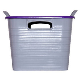 Red Gorilla Stack N Store Storage Box Grey/Purple (One Size)