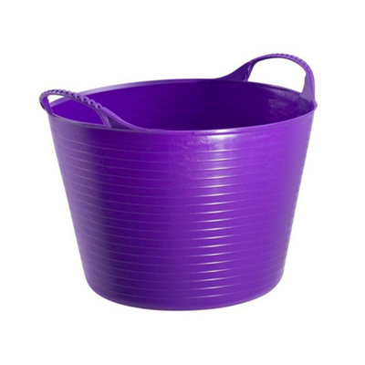 Faulks & Cox Tubtrug Fabric Bucket Cover - Red Gorilla Print, Medium/Large, Pink/Purple Color