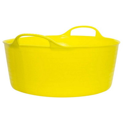 Red Gorilla Tubtrug Small Shallow Yellow 15L One Colour (One Size)