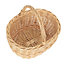 Red Hamper C002/1 Wicker Small Buff Oval Shopping Basket