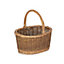 Red Hamper C082 Wicker Small Childs Country Oval Shopping Basket