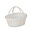 Red Hamper C103 Wicker Small White Swing Handle Shopping Basket