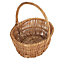 Red Hamper C113/2 Wicker Large Double Steamed Vertical Weave Shopping Basket