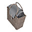 Red Hamper DB040 Wicker Antique Wash Willow Chiller Basket with Picnic Blanket