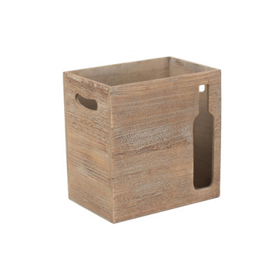 Red Hamper DB045 Wooden 6 Bottle Cut-Out Carrier