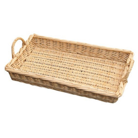 Red Hamper DH038/HOME Wicker Large Caterers Serving Tray