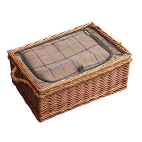 Red Hamper DH32C/HOME Wicker Cheltenham Picnic Basket with Fitted Cooler