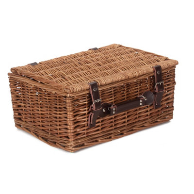 Red Hamper EH004 Wicker Double Steamed 40cm Picnic Basket