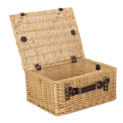 Red Hamper EH006 Wicker Buff 40cm Picnic Basket