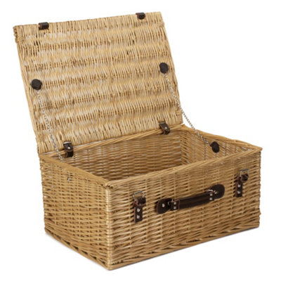 Red Hamper EH007 Wicker Buff 51cm Picnic Basket