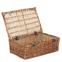 Red Hamper EH098 Wicker Empty Rectangular Gift Basket