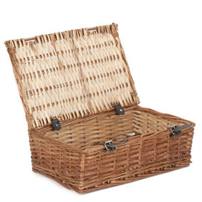 Red Hamper EH098 Wicker Empty Rectangular Gift Basket