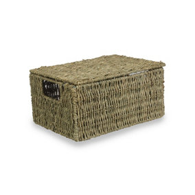 Red Hamper EH100 Seagrass Medium Seagrass Storage Basket