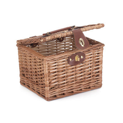 Red Hamper EH137 Wicker Light Steamed Small Chest Hamper