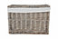 Red Hamper EH159 Wicker 60cm Grey Wash Finish Storage Hamper Basket