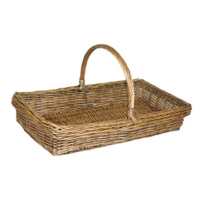 Red Hamper G002/1 Wicker Medium Kew Garden Trug Basket