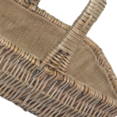 Red Hamper G028/1 Wicker Small Rectangular Garden Trug