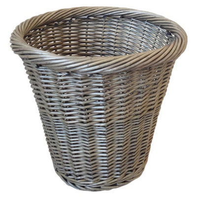 Red Hamper H046 Wicker Antique Wash Waster Paper Bin