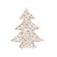 Red Hamper H153 Wicker White Wash Christmas Tree