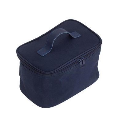 Red Hamper H164 Polyester Small Navy Blue Cooler Bag