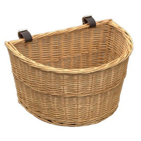 Red Hamper HH060/HOME Wicker Willow Cycle Basket
