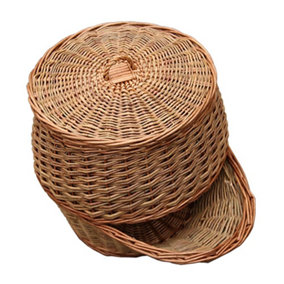 Red Hamper HH061/HOME Wicker Willow Potato Basket