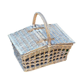 Red Hamper PR038/HOME Wicker Provence Open Weave Empty Picnic Basket