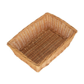 Red Hamper PT014  Extra Large Rectangular Wicker Tray