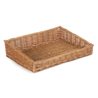 Red Hamper PT044 Wicker Large Flat Display Tray