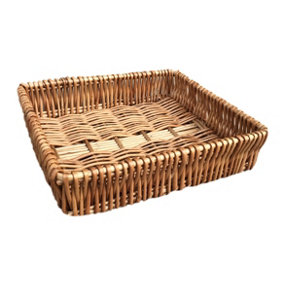 Red Hamper PT065 Wicker Large Shallow Tray