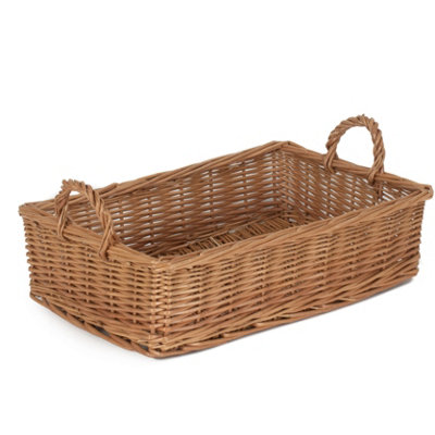 Red Hamper PT066 Wicker Medium Wicker Rectangular Display Basket