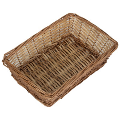 Red Hamper PT121 Wicker Large Tapered Split Willow Tray