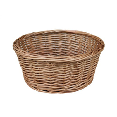 Red Hamper PT131 Wicker Light Steamed Round Tray