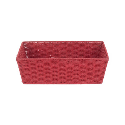 Red Hamper PT136 Paper Extra Large Red Paper Rope Tray