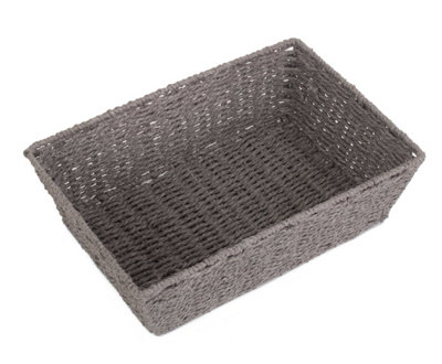 Red Hamper PT149 Paper Large Grey Paper Rope Serving Tray