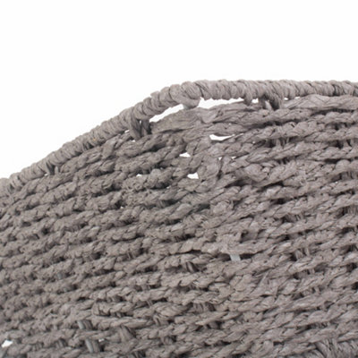 Red Hamper PT149 Paper Large Grey Paper Rope Serving Tray