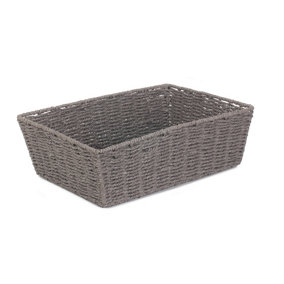 Red Hamper PT150 Paper Extra Large Grey Paper Rope Serving Tray