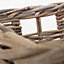 Red Hamper RA022 Rattan Medium Shallow Kubu Grey Rattan Rectangular Basket