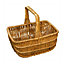 Red Hamper S024/1/HOME Wicker Mini Southport Shopping Basket