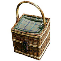 Red Hamper S041B/HOME Wicker Beaufort Picnic Drinks basket