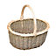 Red Hamper S054/HOME Wicker Large Green Willow Hollander Shopping Basket