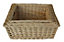 Red Hamper ST011-013 Wicker Set of 3 Kitchen Storage Basket