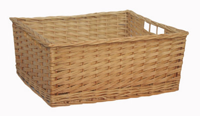 Red Hamper ST013 Wicker Large Kitchen Storage Basket