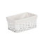 Red Hamper ST067W/1 Wicker Small White Cotton Lined Storage Basket