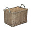 Red Hamper ST070 Wicker Kindling Wood Basket
