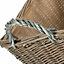 Red Hamper ST070 Wicker Kindling Wood Basket